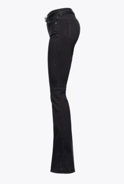 Jeans|PINKO Jeggings Flare Noir Noir Limousine