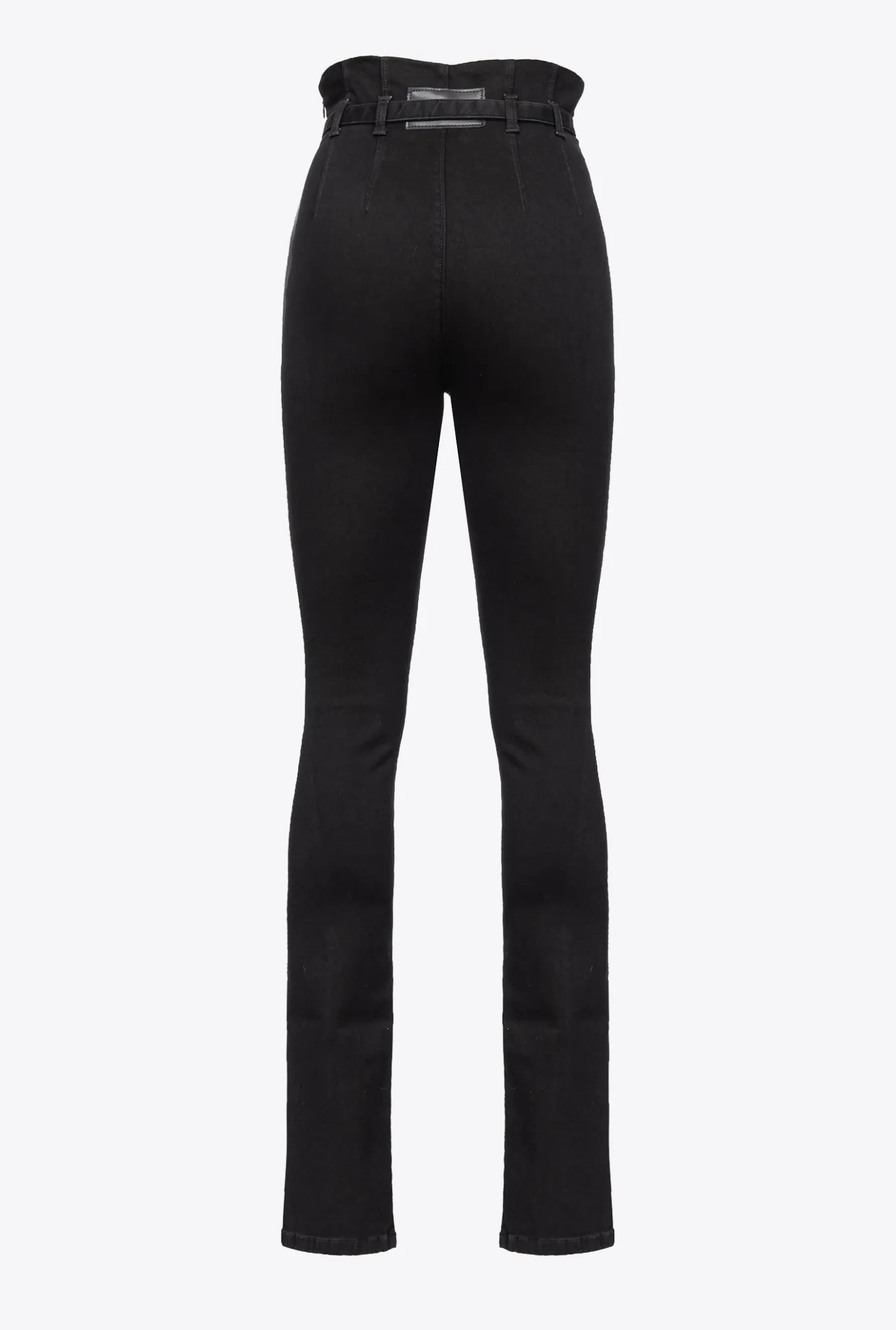 Jeans|PINKO Jeggings Moulants Fendus En Bas Noir Limousine