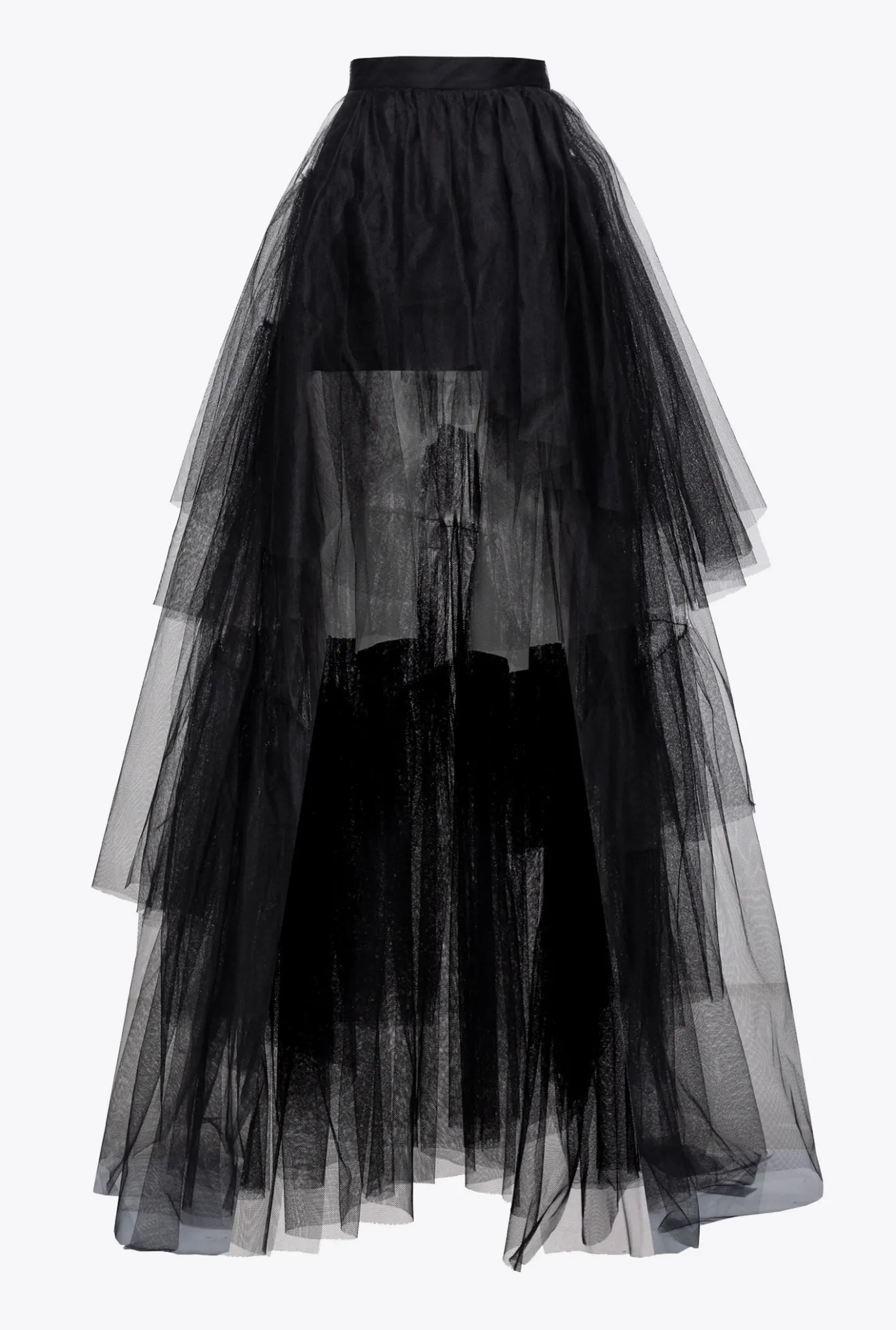 Jupes|PINKO Jupe En Tulle Noir Limousine