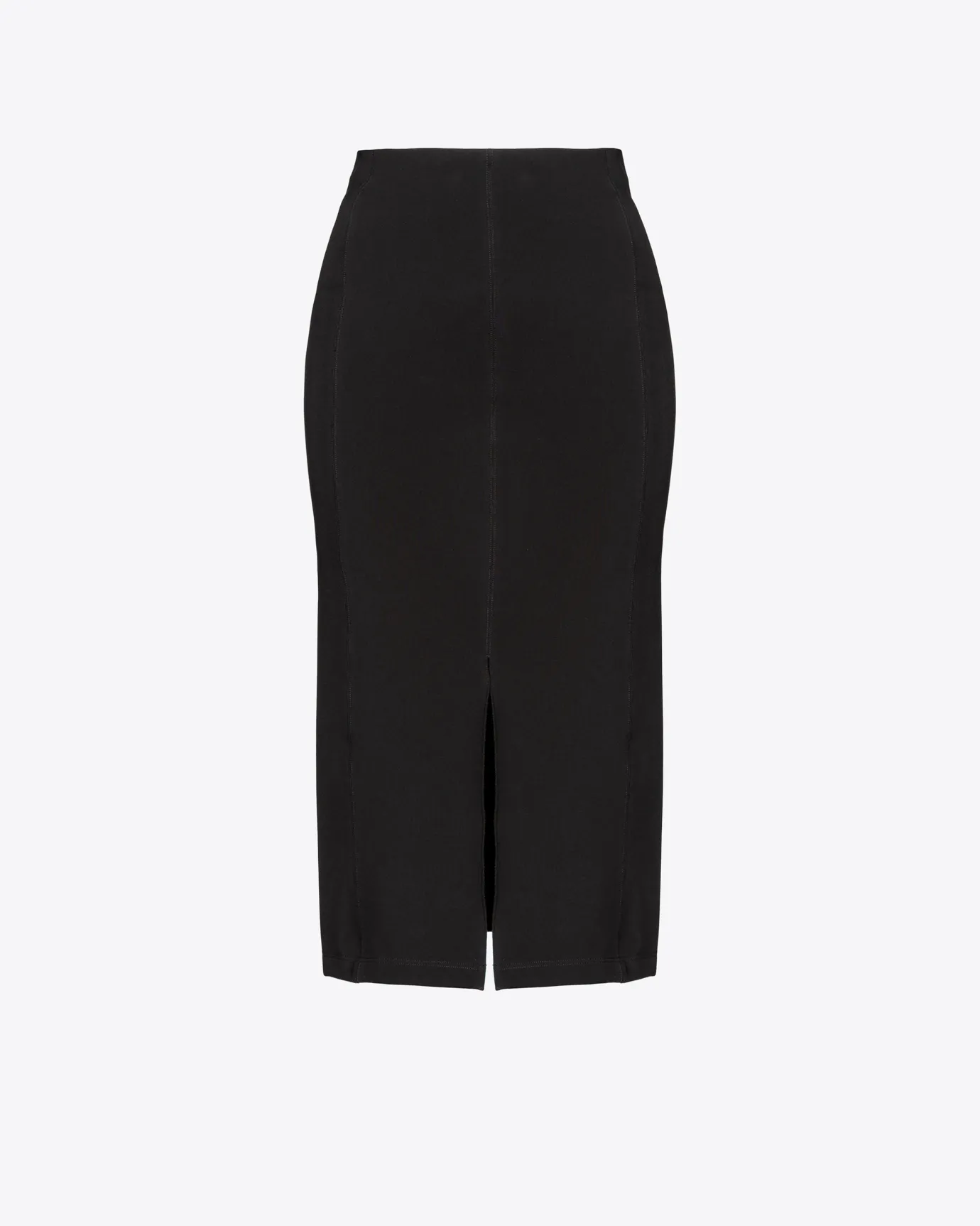 Jupes|PINKO Jupe Mi-Longue Fendue Noir Limousine