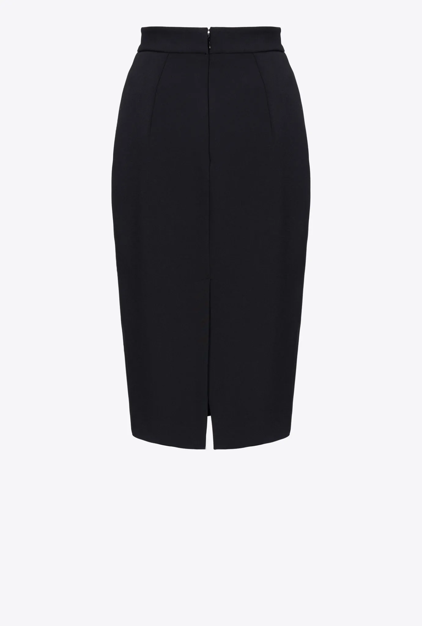 Jupes|PINKO Jupe Mi-Longue Fendue Noir Limousine