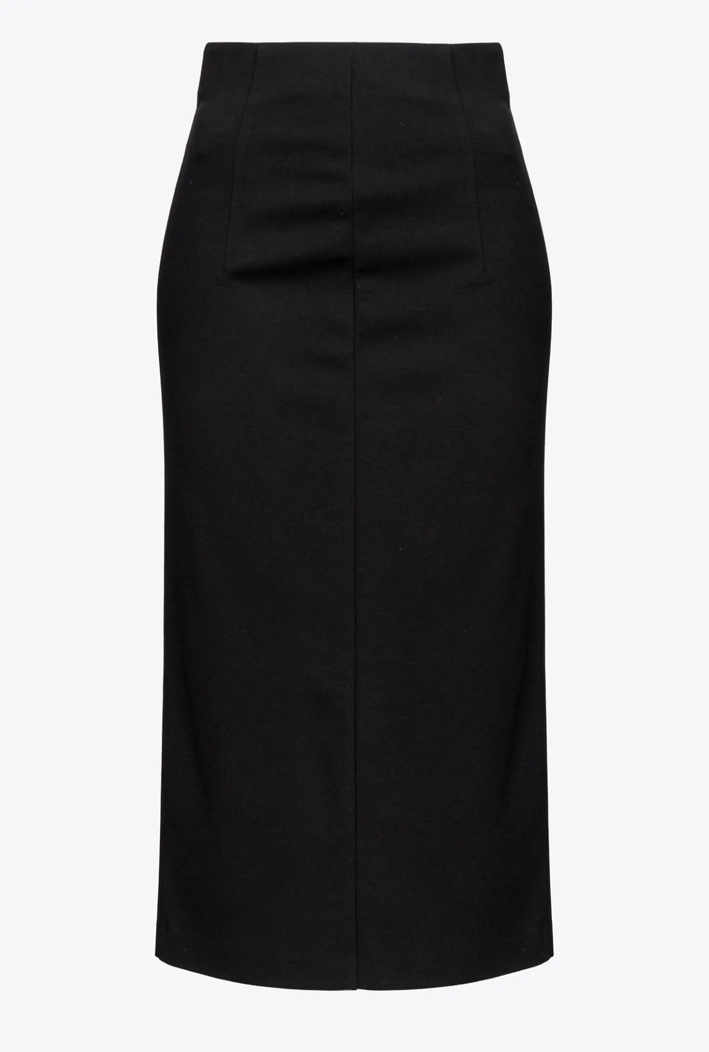 Jupes|PINKO Jupe Mi-Longue Zippee Noir Limousine
