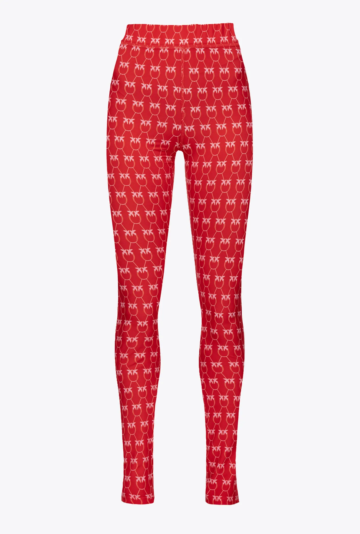 Pantalons|PINKO Leggings Monogram Rouge/Rose
