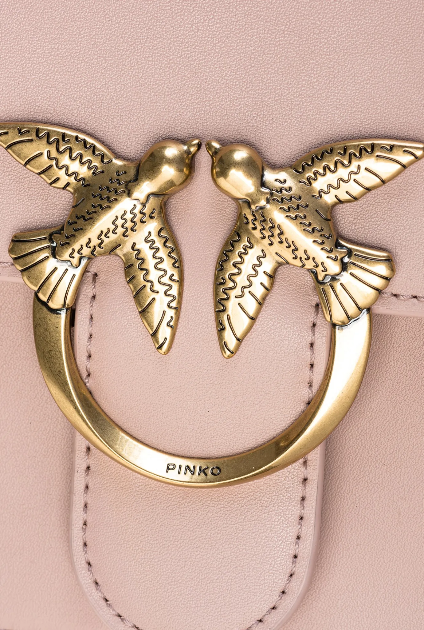 Sacs À Bandoulière|PINKO Love Bag Bell Simply Rose/Rose Poudre-Or Antique