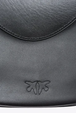 Sacs À Bandoulière|PINKO Love Bag Bon Bon Crossbody En Cuir Noir-Vieil Or