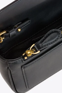 Sacs À Bandoulière|PINKO Love Bag Pocket Simply Noir-Vieil Or