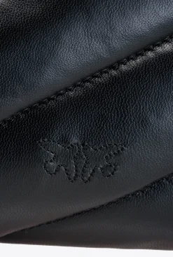 Sacs À Bandoulière|PINKO Medium Twins Bag Maxi Quilt Noir-Vieil Or