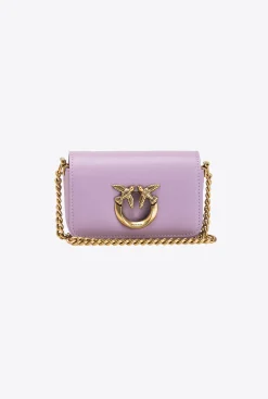 Micro Love Bag|PINKO Micro Love Bag Click Simply Iris-Or Antique