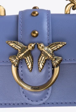 Sacs À Bandoulière|PINKO Micro Love Bag Icon Simply Lavande-Or Antique