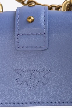 Sacs À Bandoulière|PINKO Micro Love Bag Icon Simply Lavande-Or Antique