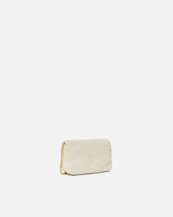 Sacs À Bandoulière|PINKO Micro Love Bag Puff Blanc+Blanc-Or Antique