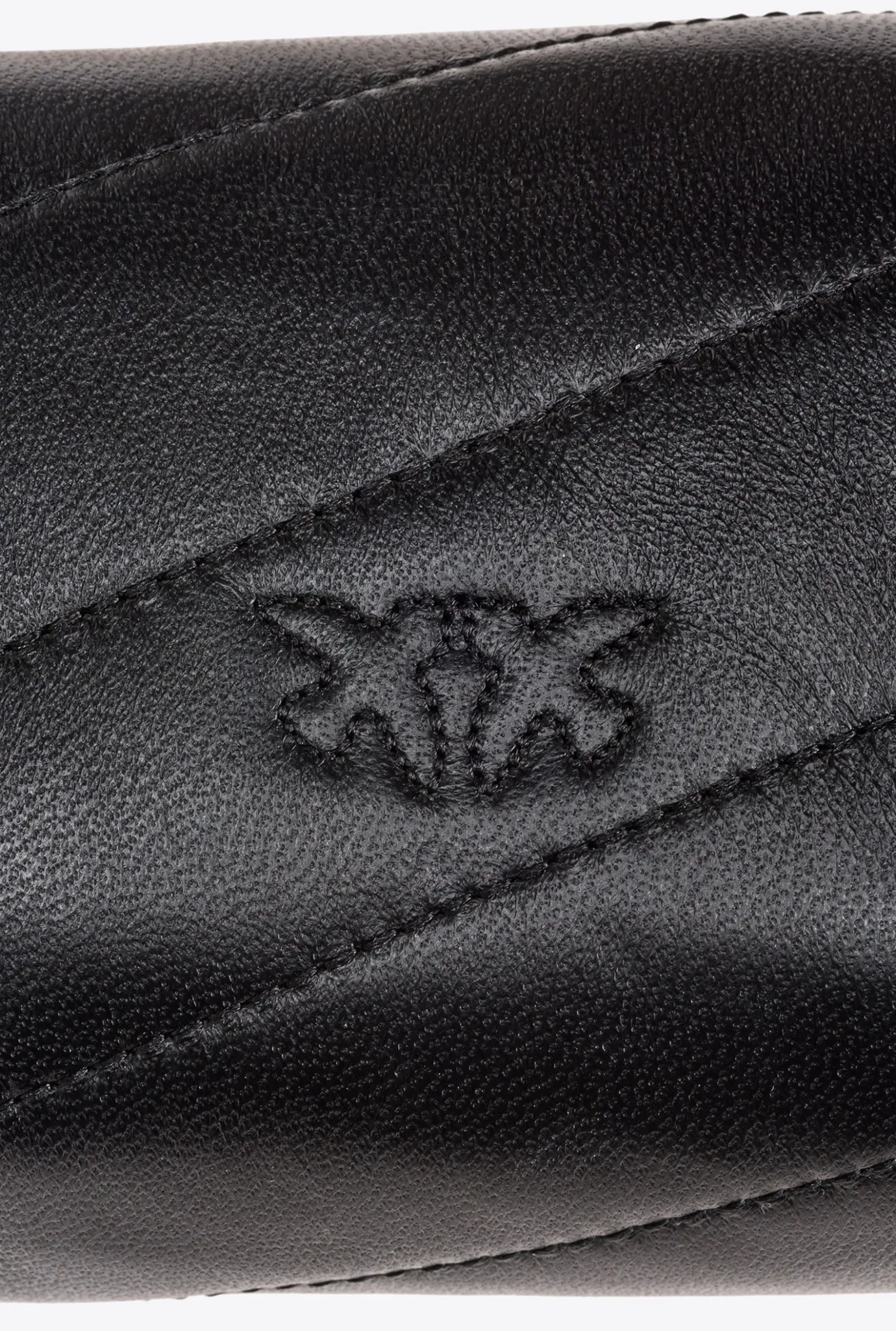 Micro Love Bag|PINKO Micro Love Bag Puff Noir-Vieil Or