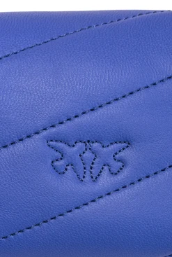 Sacs À Bandoulière|PINKO Micro Love Bag Puff Bleu Corse-Or Antique
