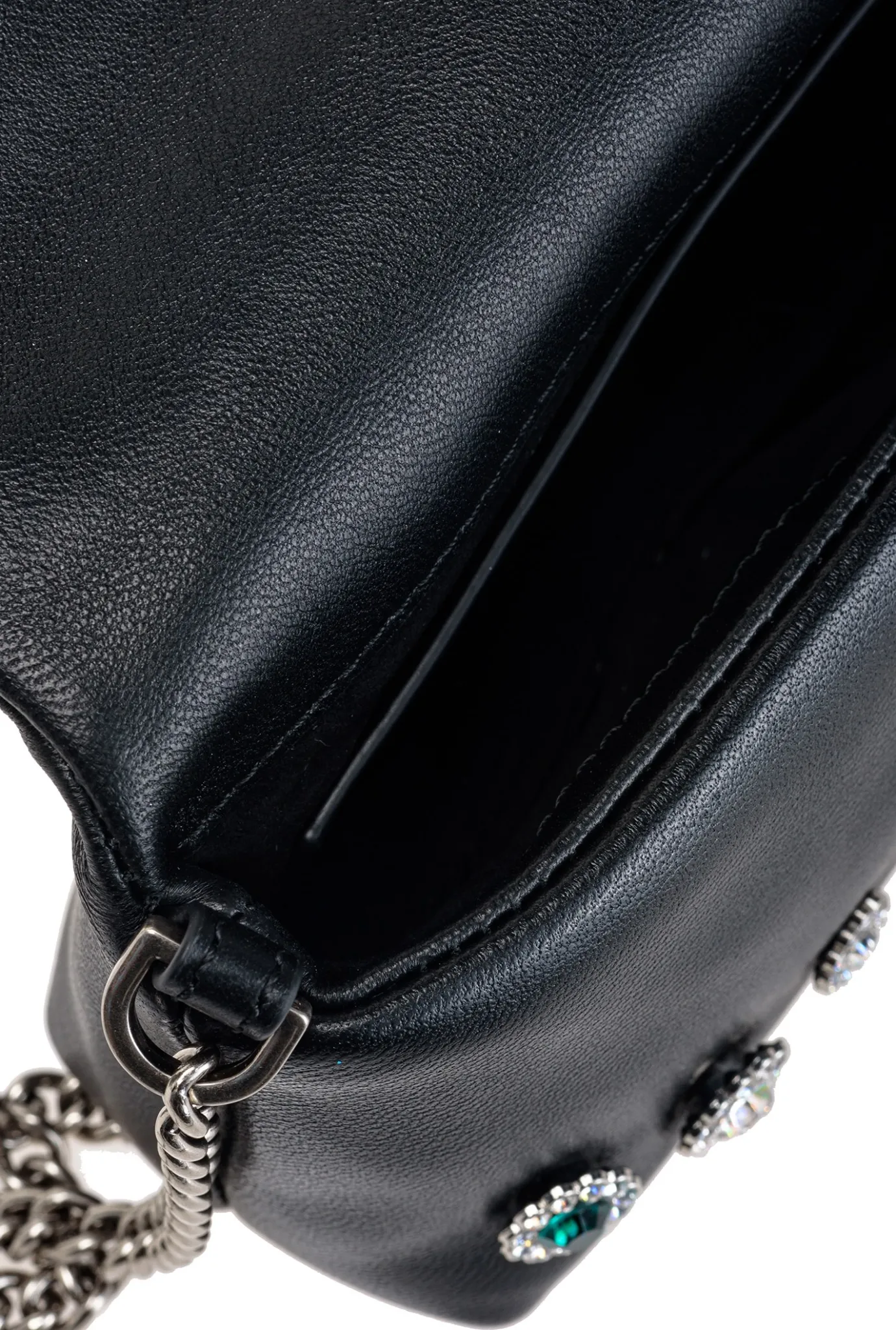 Sacs De Soirée|PINKO Micro Love Bag Puff Fancy Pins Noir-Vieil Argent