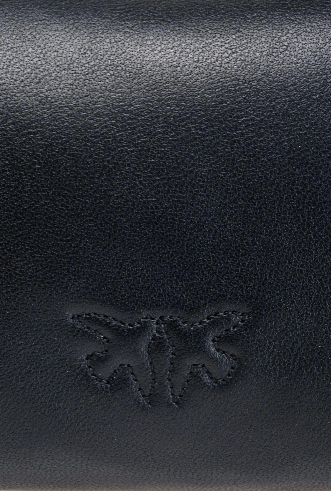 Sacs De Soirée|PINKO Micro Love Bag Puff Fancy Pins Noir-Vieil Argent