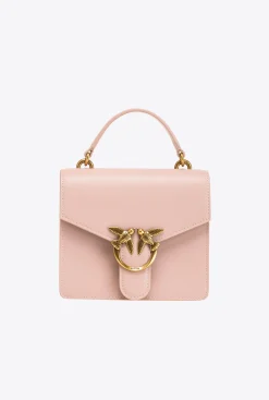Sacs À Main|PINKO Mini Love Bag A Anse Superieure Simply Rose/Rose Poudre-Or Antique