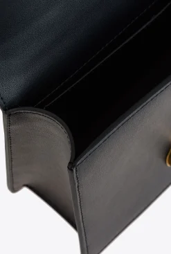 Sacs À Main|PINKO Mini Love Bag A Anse Superieure Simply Noir-Vieil Or