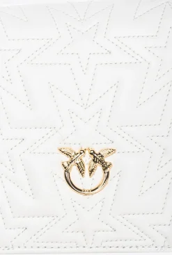 Sacs De Soirée|PINKO Mini Love Bag Bell Etoile Galleria Blanc Brill.-Or Brillant