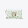 Sacs De Soirée|PINKO Mini Love Bag Click A Pierres Galleria Embrun-Or Brillant