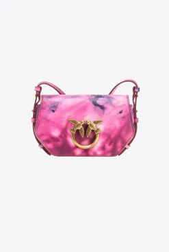 Sacs À Main|PINKO Mini Love Bag Click Exagon Tie-Dye Rose Pinko-Or Antique