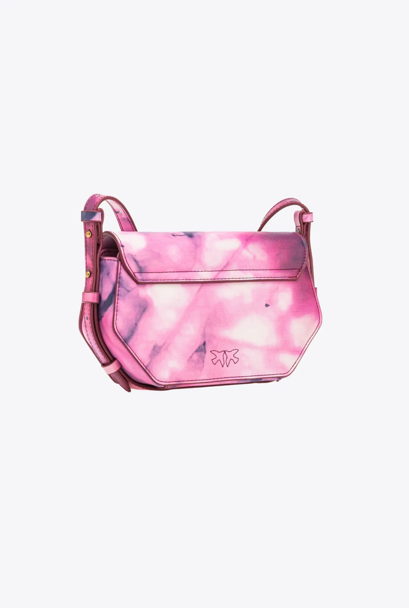Sacs À Main|PINKO Mini Love Bag Click Exagon Tie-Dye Rose Pinko-Or Antique