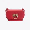 Sacs À Main|PINKO Mini Love Bag Click Exagon Simply Rouge Grenat-Or Antique