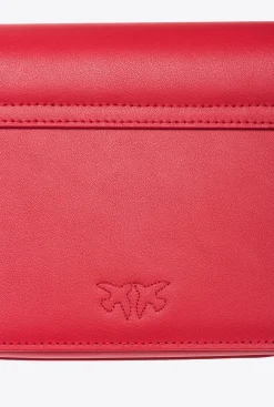 Sacs À Main|PINKO Mini Love Bag Click Exagon Simply Rouge Grenat-Or Antique