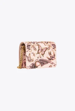 Sacs De Soirée|PINKO Mini Love Bag Click Tattoo Beurre/Noir-Or Antique