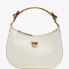 Sacs À Main|PINKO Mini Love Bag Half Moon Chinese New Year Blanc+Blanc-Or Antique