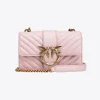 Sacs À Bandoulière|PINKO Mini Love Bag One Chevron Rose/Rose Poudre-Or Antique
