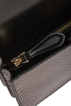 Sacs De Soirée|PINKO Mini Love Bag One En Reptile Lame Galleria Canon De Fusil-Or Brillant