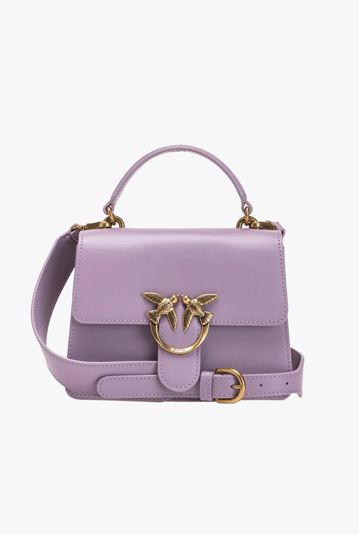 Sacs À Main|PINKO Mini Love Bag One Light Simply A Anse Superieure Iris-Or Antique