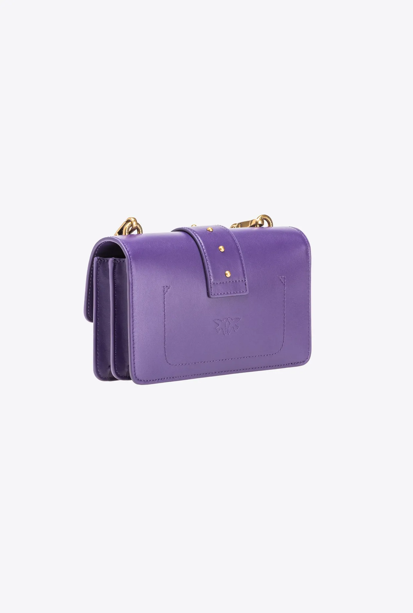 Sacs À Bandoulière|PINKO Mini Love Bag One Simply Violet Frangipanier-Or Antique