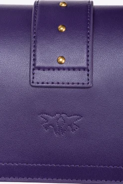 Sacs À Bandoulière|PINKO Mini Love Bag One Simply Violet Frangipanier-Or Antique