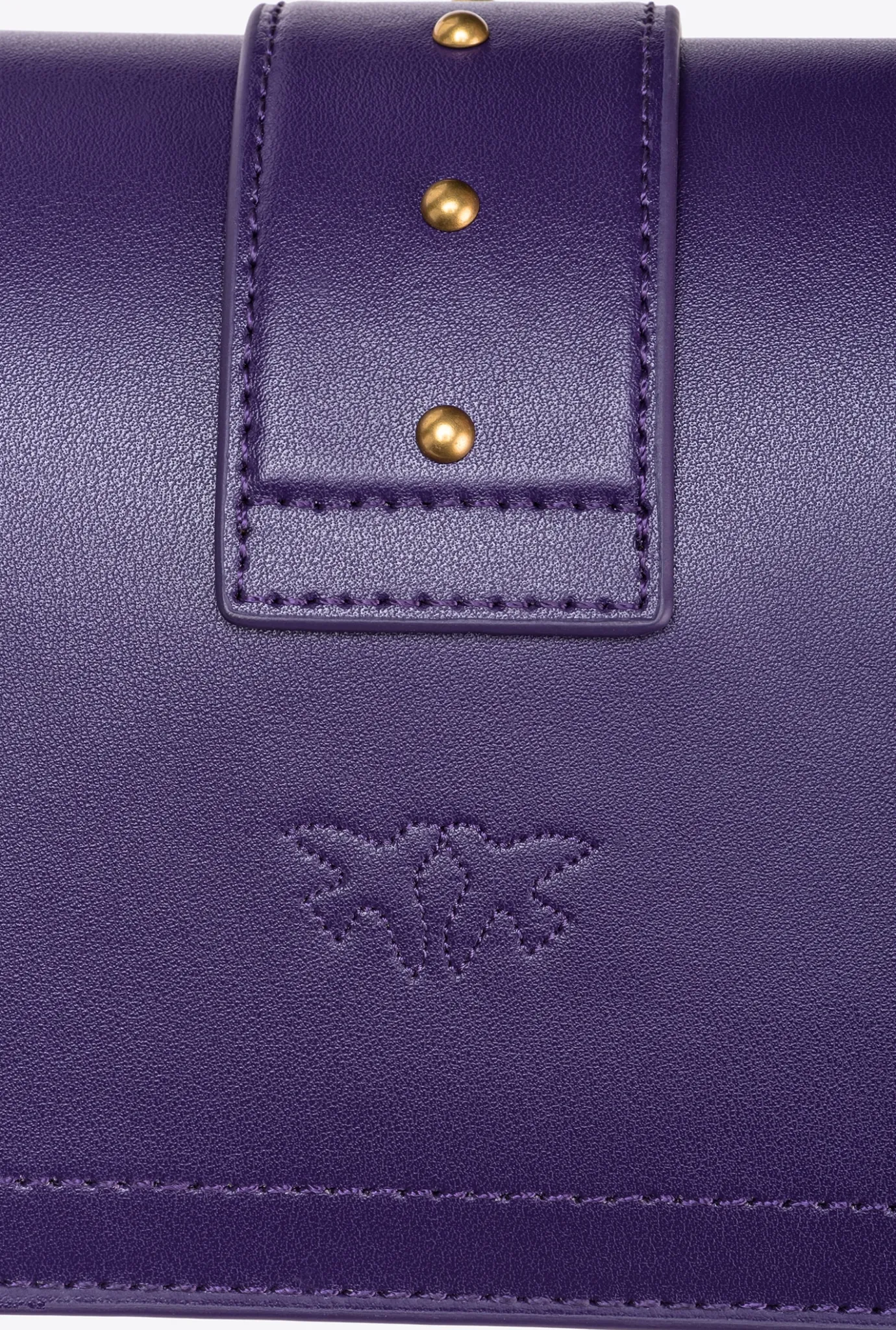 Sacs À Bandoulière|PINKO Mini Love Bag One Simply Violet Frangipanier-Or Antique