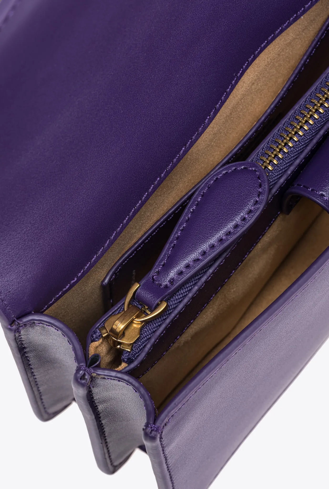 Sacs À Bandoulière|PINKO Mini Love Bag One Simply Violet Frangipanier-Or Antique