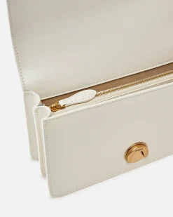 Sacs À Bandoulière|PINKO Mini Love Bag One Simply Blanc+Blanc-Or Antique