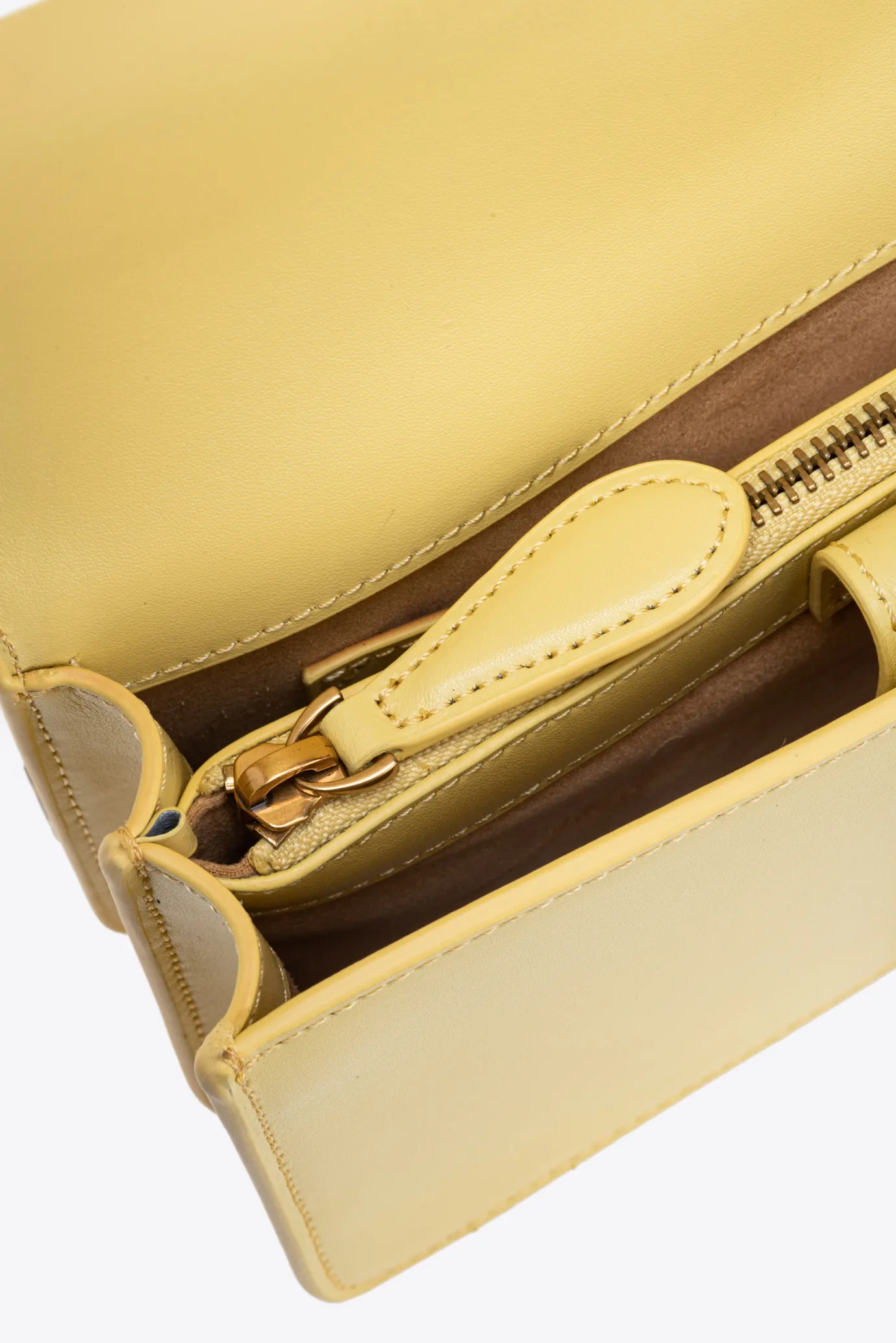 Sacs De Soirée|PINKO Mini Love Bag One Simply Jewel Jaune Aqueux-Or Antique
