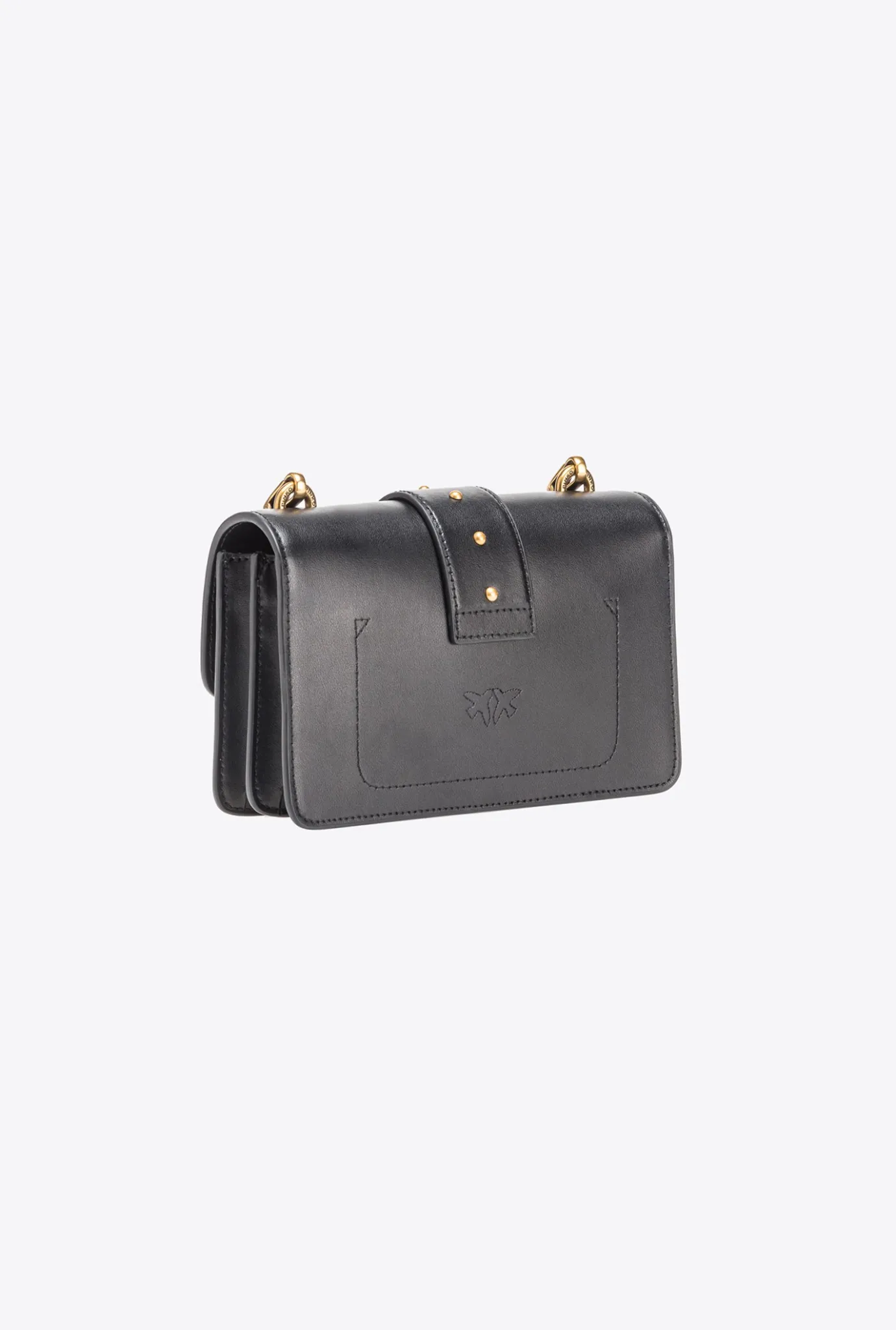 Sacs De Soirée|PINKO Mini Love Bag One Simply Jewel Noir-Vieil Or