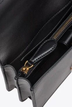 Sacs De Soirée|PINKO Mini Love Bag One Simply Jewel Noir-Vieil Or