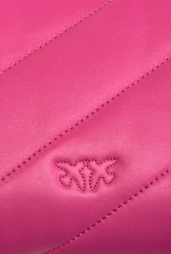 Sacs Portés Épaule|PINKO Mini Love Bag Puff Maxi Quilt Fuchsia-Or Antique