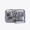 Sacs De Soirée|PINKO Mini Love Bag Puff Maxi Quilt Jewel Argent-Vieil Argent