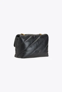Sacs Portés Épaule|PINKO Mini Love Bag Puff Maxi Quilt Noir-Vieil Or