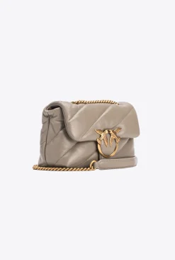 Sacs Portés Épaule|PINKO Mini Love Bag Puff Maxi Quilt Sable-Or Antique