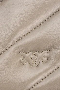Sacs Portés Épaule|PINKO Mini Love Bag Puff Maxi Quilt Sable-Or Antique