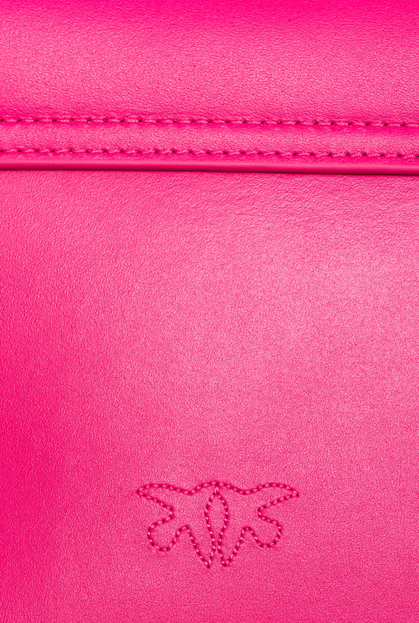 Pochettes|PINKO Mini Pochette Aika En Cuir Rose Pinko-Or Antique