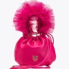 Sacs De Soirée|PINKO Mini Sac En Cuir Nappa Avec Anse En Tulle Rose Pinko-Or Antique