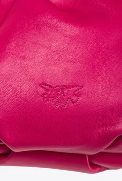 Sacs De Soirée|PINKO Mini Sac En Cuir Nappa Avec Anse En Tulle Rose Pinko-Or Antique