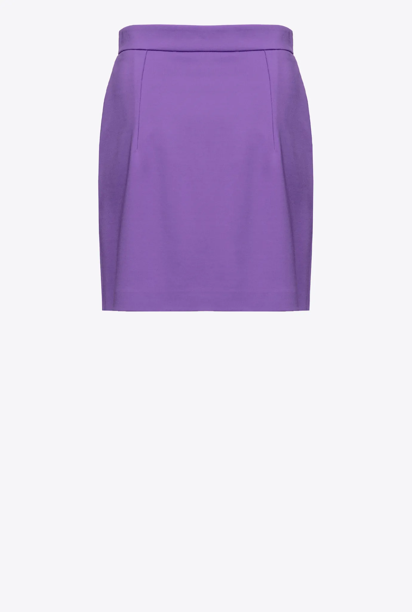 Jupes|PINKO Mini-Jupe Effet Scuba Lilas Lavande