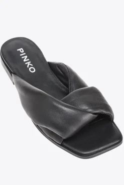 Chaussures|PINKO Mules En Cuir Nappa Noir Limousine